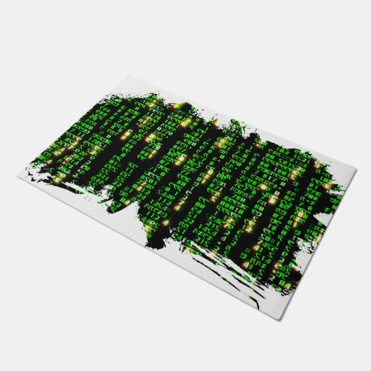 Codematrix Fußmatte (Schrägansicht)
