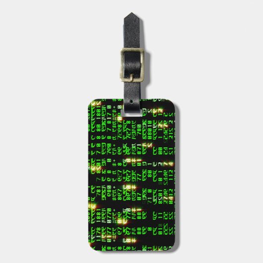 Codematrix Gepäckanhänger (Vorderseite vertikal)