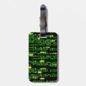 Codematrix Gepäckanhänger (Rückseite vertikal)