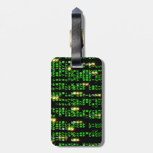 Codematrix Gepäckanhänger (Rückseite vertikal)