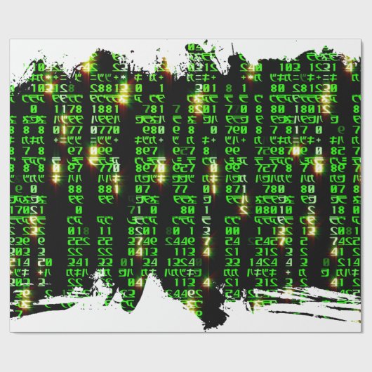 Codematrix Geschenkpapier (Flach)