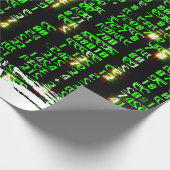 Codematrix Geschenkpapier (Ecke)