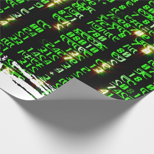 Codematrix Geschenkpapier (Ecke)