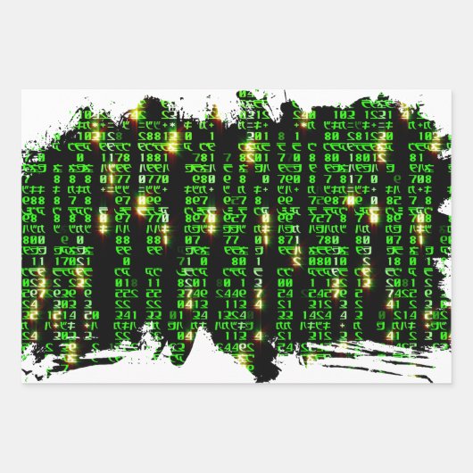 Codematrix Geschenkpapier Set (Vorderseite 3)