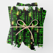 Codematrix Geschenkpapier Set (Beispiel)