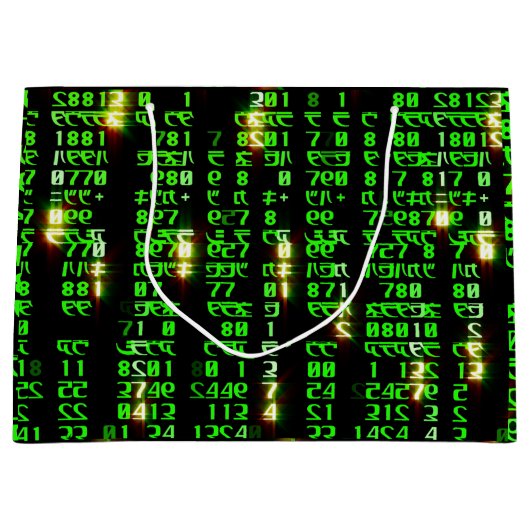 Codematrix Große Geschenktüte (Vorderseite)