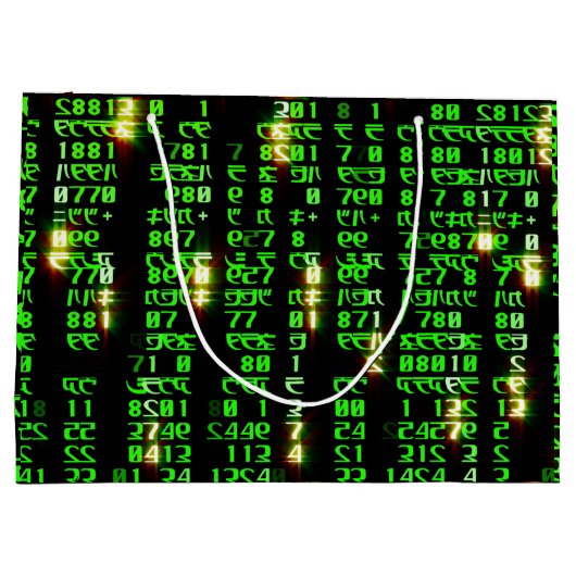 Codematrix Große Geschenktüte (Rückseite)