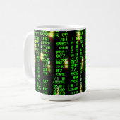Codematrix Kaffeetasse (Vorderseite Links)