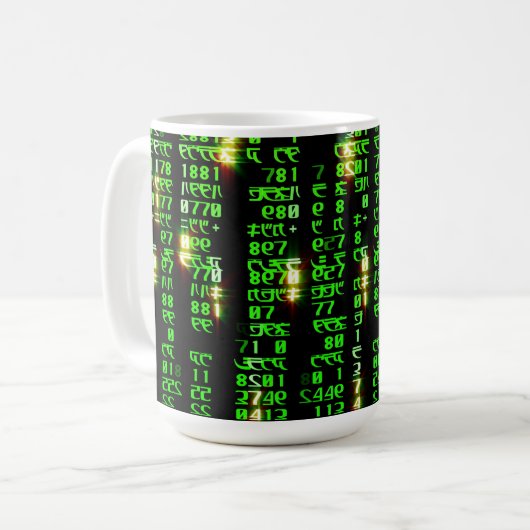 Codematrix Kaffeetasse (Vorderseite Links)