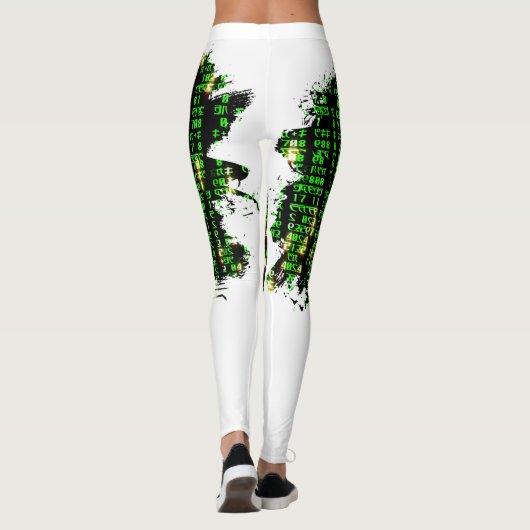 Codematrix Leggings (Rückseite)