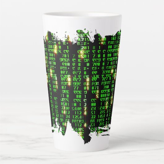 Codematrix Milchtasse (Vorderseite)