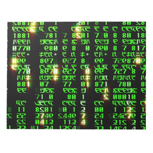 Codematrix Notizblock (Vorderseite)