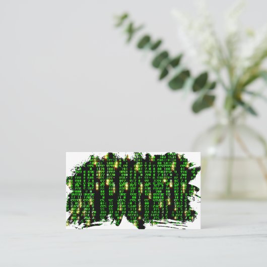 Codematrix Visitenkarte (Stehend Vorderseite)