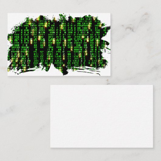 Codematrix Visitenkarte (Vorne/Hinten)