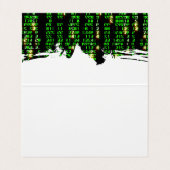 Codematrix Visitenkarten (Innenseite Aufgefaltet)