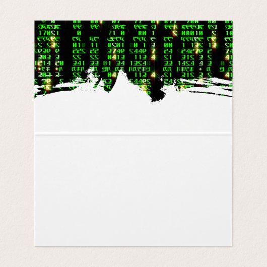 Codematrix Visitenkarten (Innenseite Aufgefaltet)