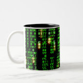 Codematrix Zweifarbige Tasse (Links)