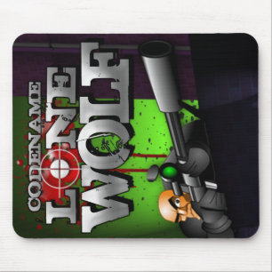 Codename-einsamer Wolf Mousepad