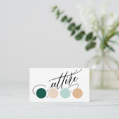 Codenummer für Hochzeitskleidung QR-Code Begleitkarte (Stehend Vorderseite)