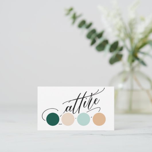 Codenummer für Hochzeitskleidung QR-Code Begleitkarte (Stehend Vorderseite)