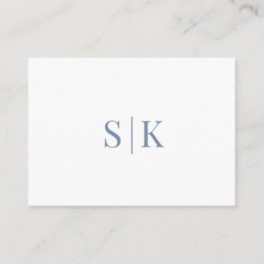 Codepards für das Hochzeitskleid Begleitkarte (Rückseite)