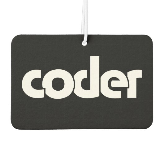 Coder Air Freshener Autolufterfrischer (Rückseite)