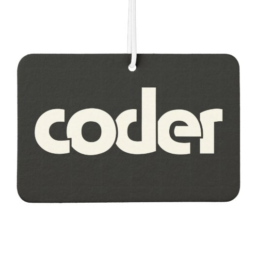 Coder Air Freshener Autolufterfrischer (Vorderseite)