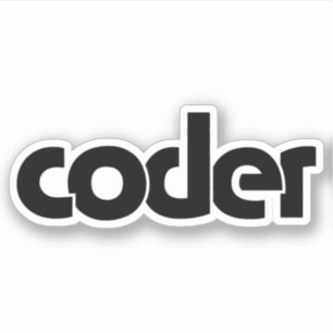 Coder Aufkleber