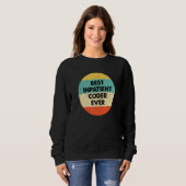 Coder Beste inpatientenbezogene Coder je Sweatshirt (Vorne ganz)