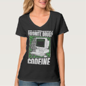 Coder Codein Programmierer Software Programmieren T-Shirt (Vorderseite)