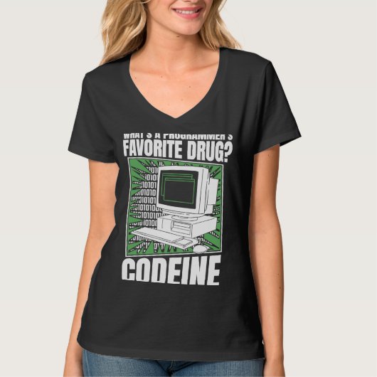 Coder Codein Programmierer Software Programmieren T-Shirt (Vorderseite)