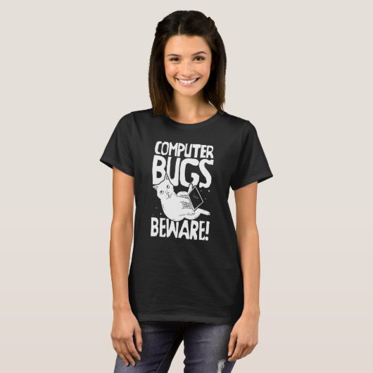 Coder Coding Entwickler Softwareingenieur Katze Pr T-Shirt (Vorne ganz)
