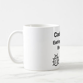 Coder Coffee Tasse - Essbugs zum Frühstück