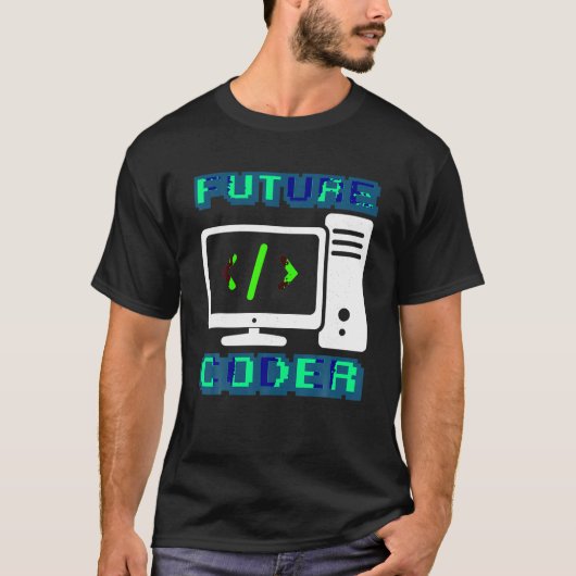 Coder Design Funny Programmer Computerwissenschaft T-Shirt (Vorderseite)