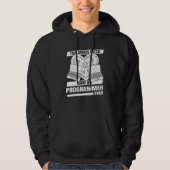 Coder Entwickler Softwareingenieur Pizza Programm Hoodie (Vorderseite)