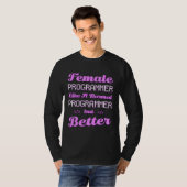 Coder Female Developer Coding Software Engineer Pr T-Shirt (Vorne ganz)