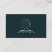 Coder für künstliche Intelligenz Visitenkarte (Vorderseite)