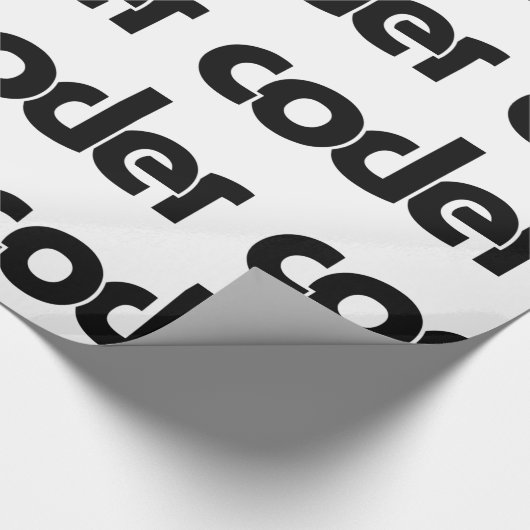 Coder Geschenkpapier (Ecke)