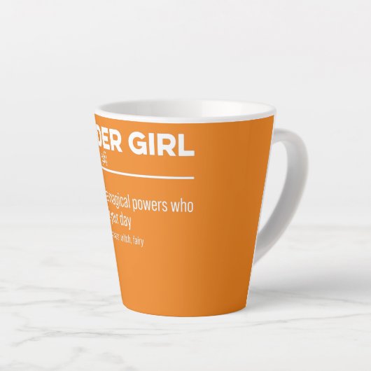 Coder Girl Definition Noun Software-Entwickler Milchtasse (Rechte Ecke)
