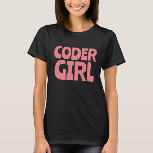 CODER GIRL T - SHIRT (Vorderseite)