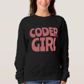 CODER GIRL T - SHIRT SWEATSHIRTS (Vorderseite)