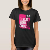 Coder Girls Programmierung - Software-Entwickler-P T-Shirt (Vorderseite)