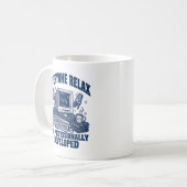 Coder, jeder entspannt euch, ich bin professionell kaffeetasse (Vorderseite Links)