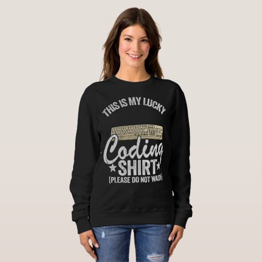 Coder Jokes Geek Computer-Programmierer Dies ist m Sweatshirt (Vorne ganz)