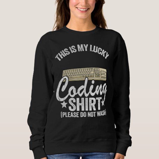 Coder Jokes Geek Computer-Programmierer Dies ist m Sweatshirt (Vorderseite)