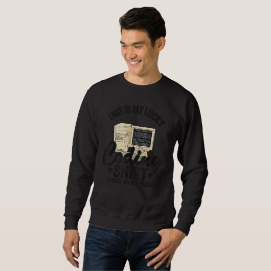 Coder Jokes Geek Computer-Programmierer Dies ist m Sweatshirt (Vorne ganz)