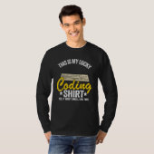 Coder Jokes Geek Computer-Programmierer Dies ist m T-Shirt (Vorne ganz)