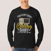 Coder Jokes Geek Computer-Programmierer Dies ist m T-Shirt (Vorderseite)