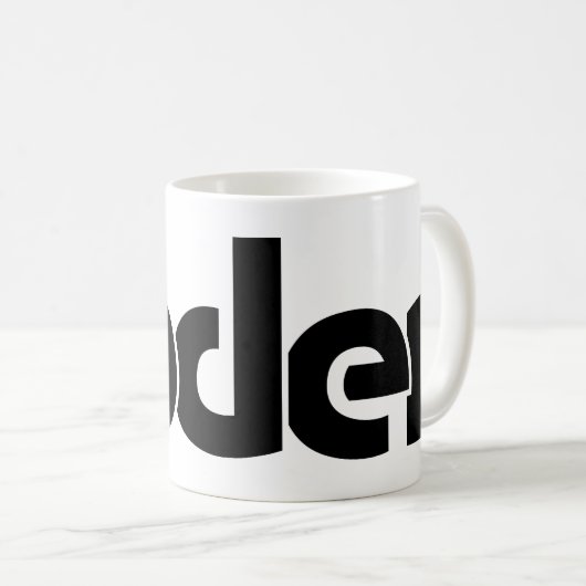 Coder Kaffeetasse (VorderseiteRechts)