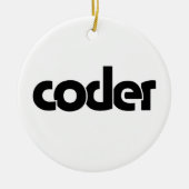 Coder Keramik Ornament (Vorne)